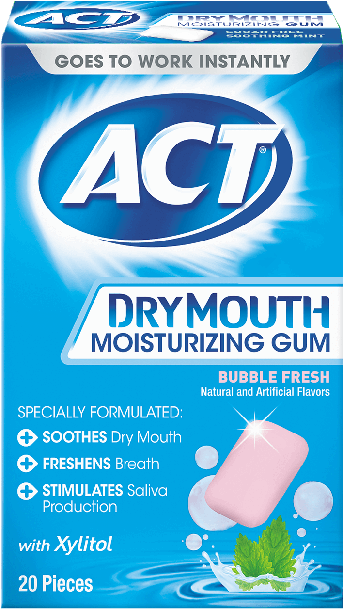 ACT® Bubble Fresh Dry Mouth Gum