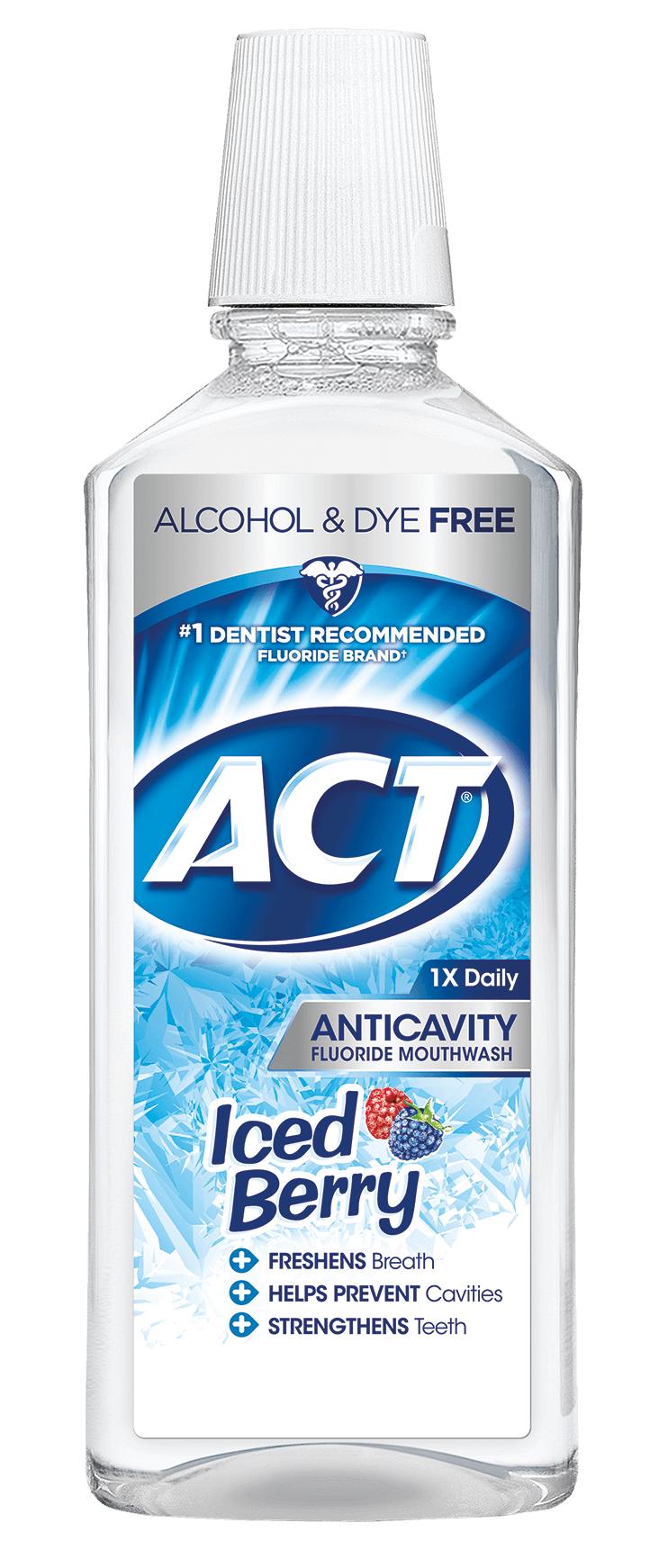 ACT® Iced Berry Anticavity Fluoride Mouthwash