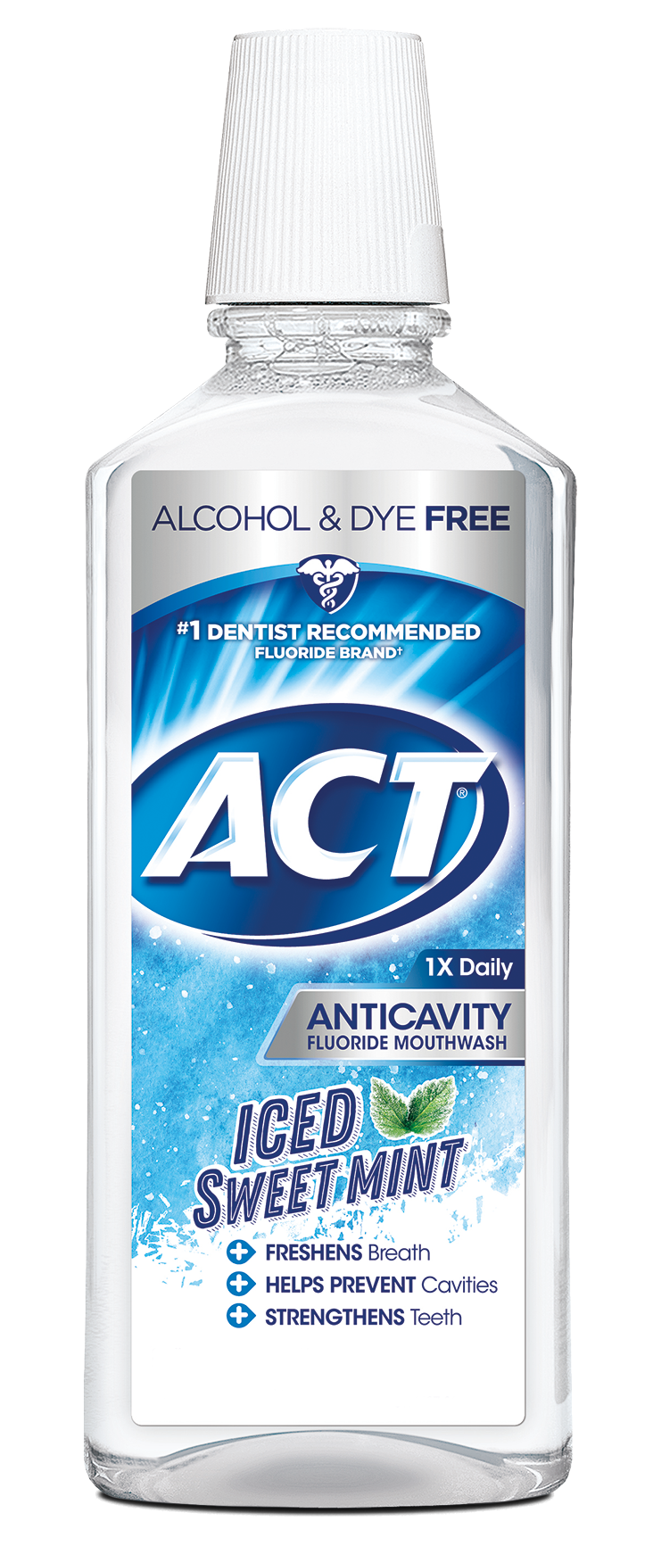 ACT® Iced Sweet Mint Anticavity Fluoride Mouthwash