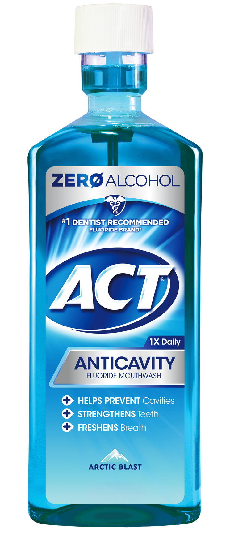 ACT® Arctic Blast Anticavity Fluoride Mouthwash