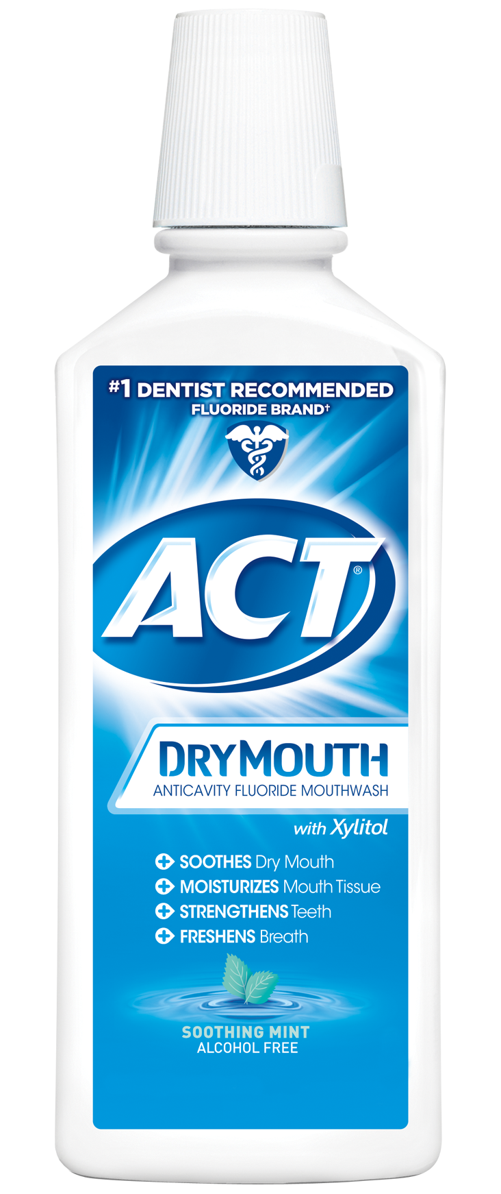 ACT® Soothing Mint Dry Mouth Anticavity Fluoride Mouthwash