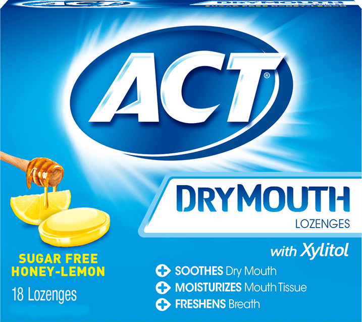 ACT® Honey Lemon Dry Mouth Lozenges
