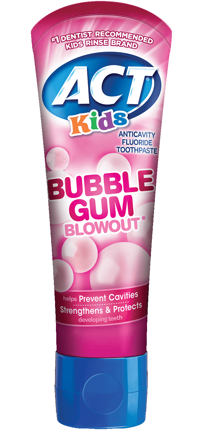 ACT® Bubblegum Blowout Kids Anticavity Fluoride Toothpaste