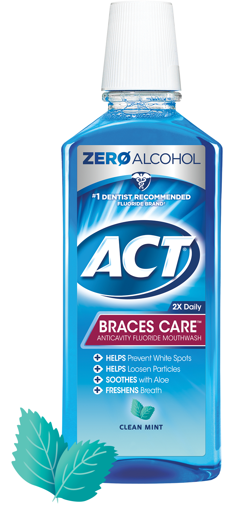 ACT® Braces Care™ Anticavity Fluoride Mouthwash